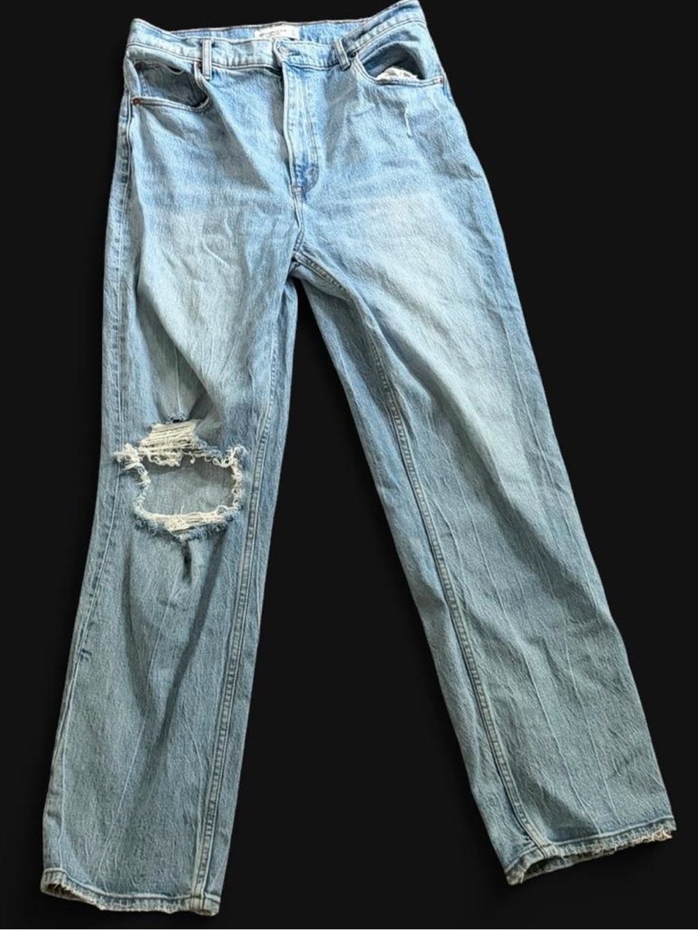 Abercrombie & Fitch 90: straight ultra high rise jeans size 31/12